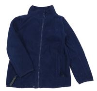 Tmavomodrá fleecová funkčná prepínaci mikina s logom Peter Storm