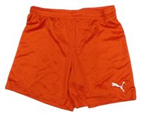 Červené športové funkčné kraťasy s logom Puma