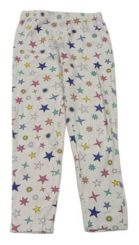 Biele pyžamové nohavice s hviezdičkami M&Co.