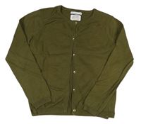 Khaki prepínaci ľahký sveter Zara