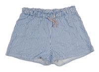 Modro-biele pruhované bavlnené kraťasy zn. H&M