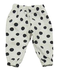 Světlebéžové puntíkaté tepláky Primark