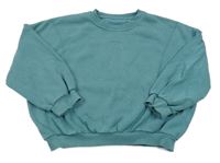 Zelená oversize mikina s nápisem George