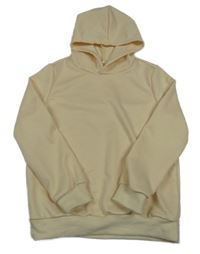Béžová mikina s kapucňou