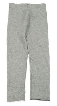 Sivé melírované teplákové legíny Pocopiano