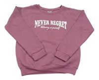 Vínová mikina s nápisom Y.F.K.