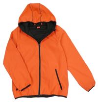 Neonově oranžová softshellová bunda s kapucí Y.F.K.
