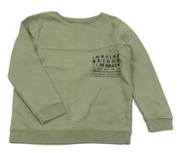 Khaki mikina s nápisom George