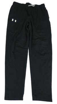 Černé sportovní funkční tepláky s logem Under Armour