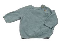 Modrý svetr s kapsou C&A