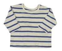 Smetanovo-modré pruhované tričko M&S