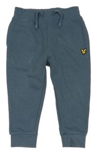 Modrošedé tepláky s nášivkou Lyle&Scott