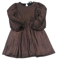 Čierno-měděné melírované šaty Primark