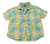 Farebná kockovaná košeľa zn. H&M
