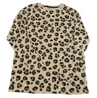 Smetanové leopardí triko Primark