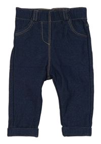 Tmavomodré tregíny rifllového vzhledu kiabi