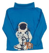 Modré tričko s kosmonautem a rolákom Lupilu