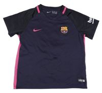 Švestkové funkční fotbalové tričko - FCB Nike