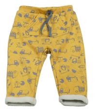 Hořčicové baggy tepláky s bagry Ergee