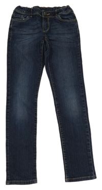 Tmavomodré skinny rifle C&A