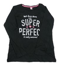 Čierne tričko s nápisom Dopodopo