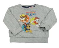 Šedá mikina - Tlapková Patrola Nickelodeon