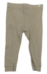 Béžové žebrované lehké tepláky Zara