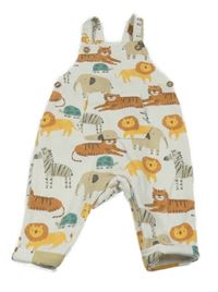 Smetanové laclové tepláky se zvířátky Matalan