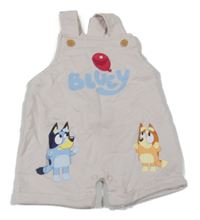 Béžové laclové teplákové kraťasy - Bluey 