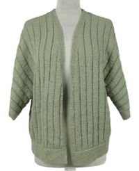 Dámský světlezelený svetrový cardigán Dunnes 