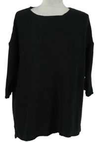 Dámsky čierny sveter Papaya