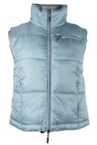 Dámská světlemodrá šusťáková zateplená vesta Monari 