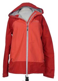 Dámska červeno-korálová šušťáková outdoorová bunda s kapucňou Craghoppers