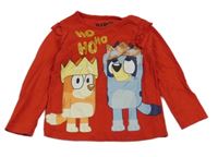 Červené triko s Bluey George