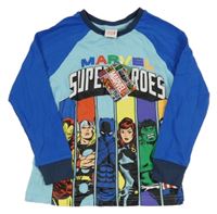 Nové - Modré triko s Avengers Marvel