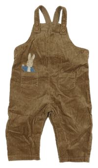 Hnedé na traké manšestráky s králikom