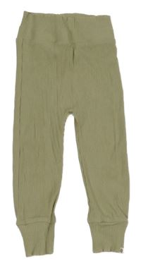 Khaki žebrované tepláky George