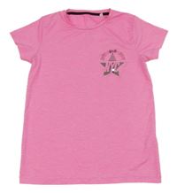 Neónové ružové športové tričko C&A