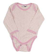 Svetloružové vzorované body Ergee