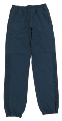 Tmavomodré šusťákové kalhoty Primark