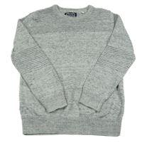 Sivý melírovaný sveter C&A
