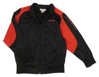 Čierno-červená športová prepínaci mikina Kipsta