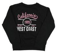 Čierna mikina s nápismi zn. Primark