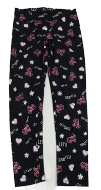 Čierne legíny s kolečkovými bruslemi George