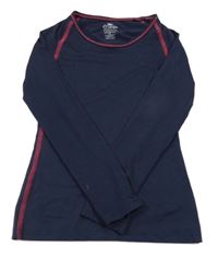 Tmavomodré spodné funkčné tričko Crane