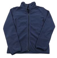 Tmavomodrá fleecová prepínaci mikina Y.F.K.