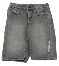 Šedé teplákovo/riflové kraťasy C&A