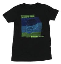 Čierne tričko s lebkou Y.F.k.