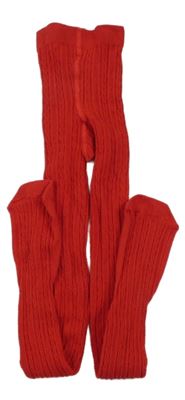 Červené vzorované punčocháče George