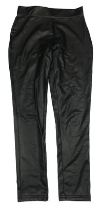 Čierne potiahnuté é legíny Primark